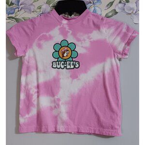 Buc-ee's 5T Pink Tie Dye Travel Casual Outdoor Fun Colorful T-Shirt Top